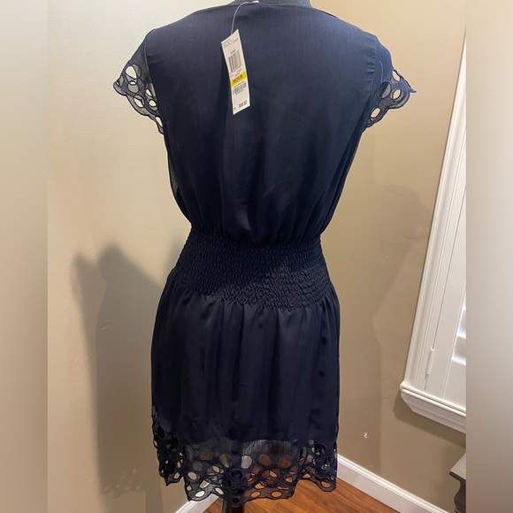 Bar III Above Knee Cutout Dress - Medium - Dark Navy - NWT - Picture 8 of 8